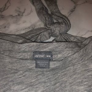 Open back Aerie Grey Croptop